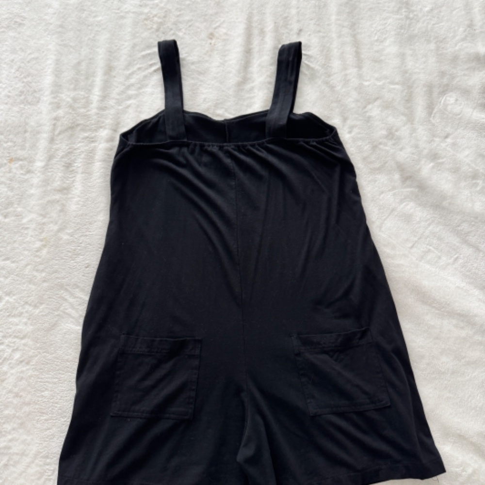 Wanzetaly Summer Loose Sleeveless Onesie Romper Square Neck Short Overall - Picture 8 of 10